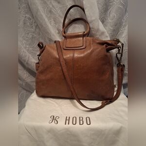 Hobo Sheila Large Cognac Brown Soft Leather Women's Bag